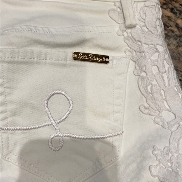 Lilly Pulitzer white South Ocean Skinny Crop Jeans - Picture 8 of 15
